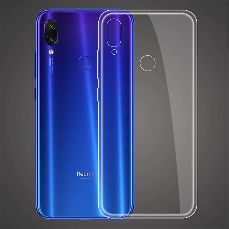 Ốp lưng dẻo dành cho Xiaomi Redmi Note 7 / Note 7 Pro hiệu Ultra Thin mỏng 0.6mm chống trầy - Hàng chính hãng
