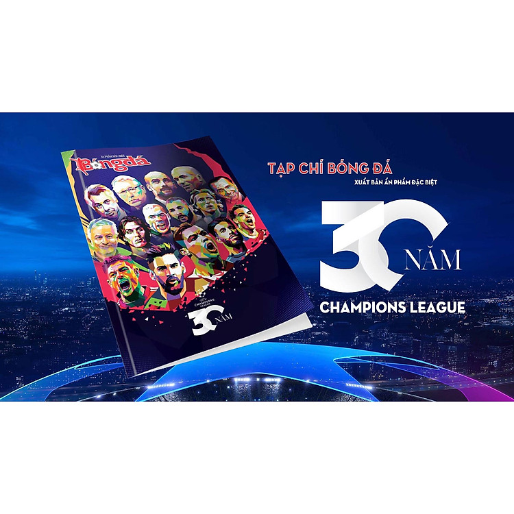 Ấn Phẩm 30 Năm Champion League - THBooks (Tặng kèm sổ tay Cúp C1)