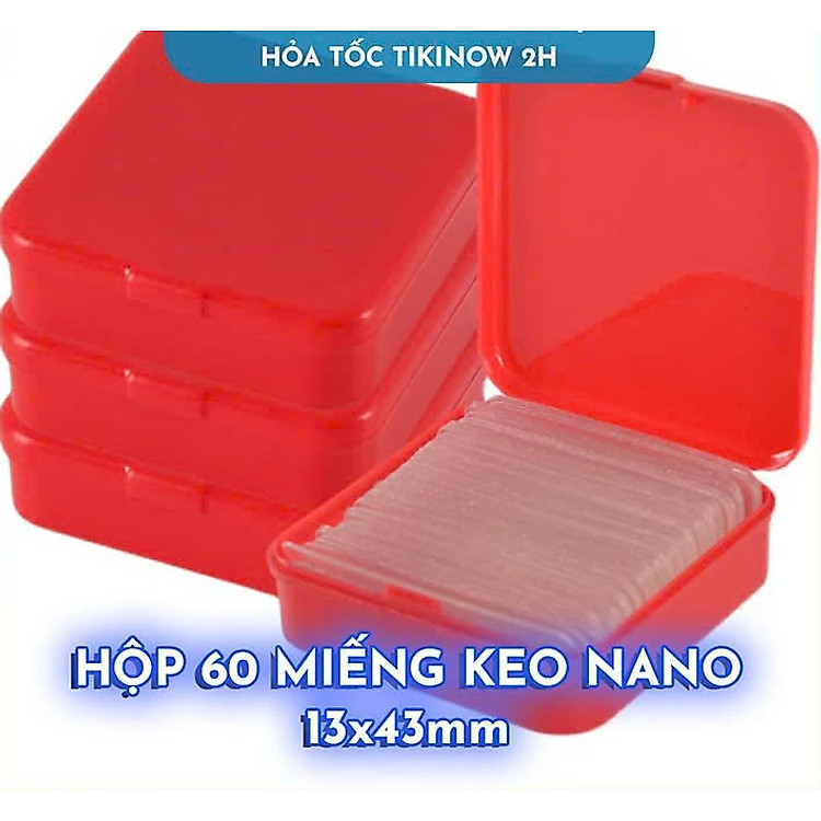 Hộp Keo Nano 2 Mặt Trong Suốt (60 miếng) - Ảnh 6