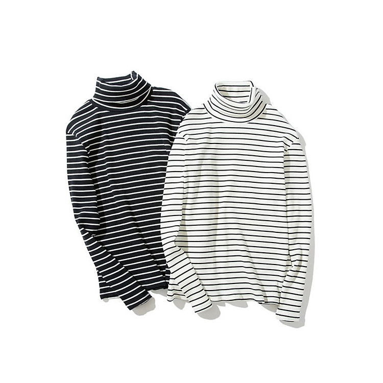 Combo 2 áo len nam kẻ ngang