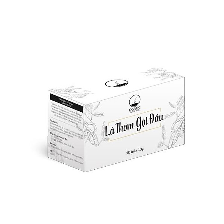 Lá thơm gội đầu Ogatic Hộp 10 gói (10gr) thảo dược