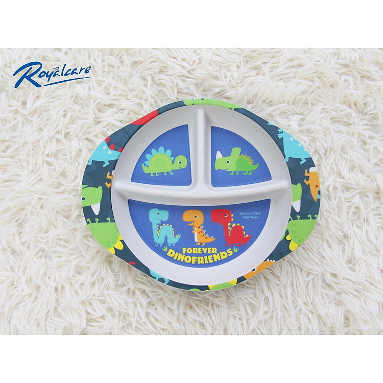 Khay ăn chia ngăn cho bé Royalcare Chính hãng Tiết kiệm - Hình ảnh 4