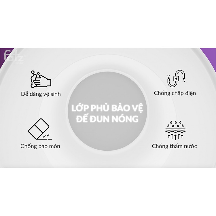 Máy hâm sữa và tiệt trùng Fatzbaby Chính hãng Ưu đãi - Hình ảnh 5