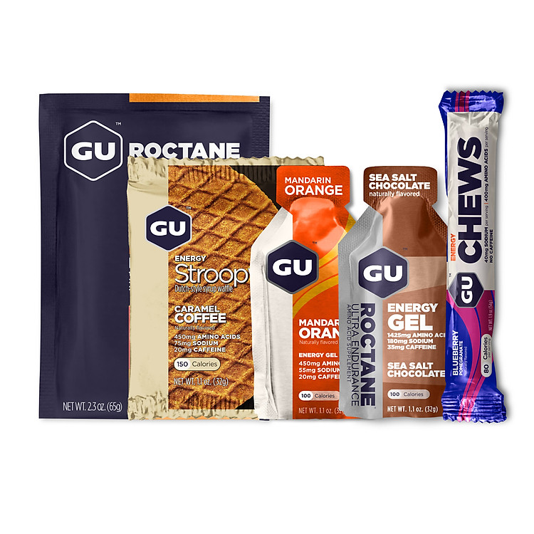 Combo Năng Lượng GU Energy - Mixed Combo Gel, Chews, Drinkmix & Bánh Quế Stroopwafel