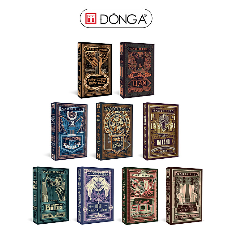 Combo trọn bộ 9 tiểu thuyết của Mario Puzo