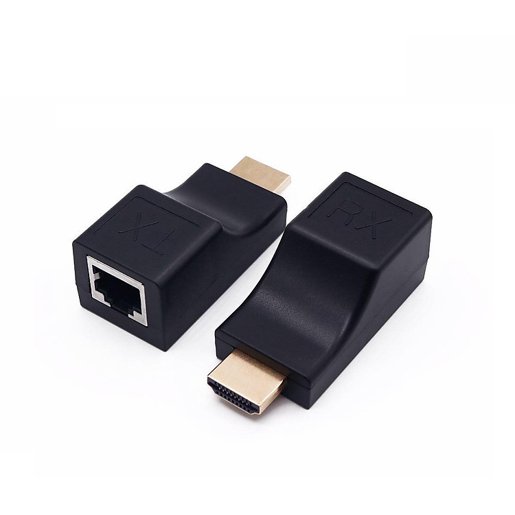 Bộ 4K HD Extender 30M Nối Dài HDMI Chuẩn 4K bằng Dây LAN 30m- Hàng nhập khẩu