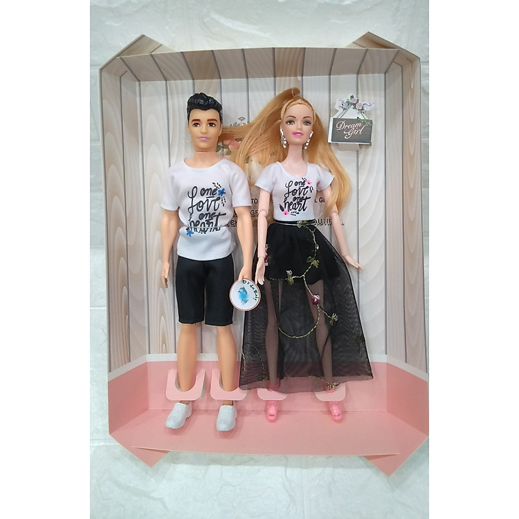 BÚP BÊ KEN VÀ BARBIE ÁO CẶP