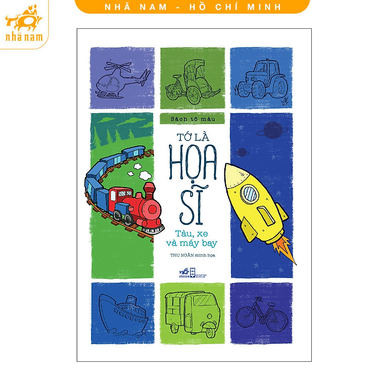 Sách - Series sách tô màu: Tớ là họa sĩ (Nhã Nam HCM)