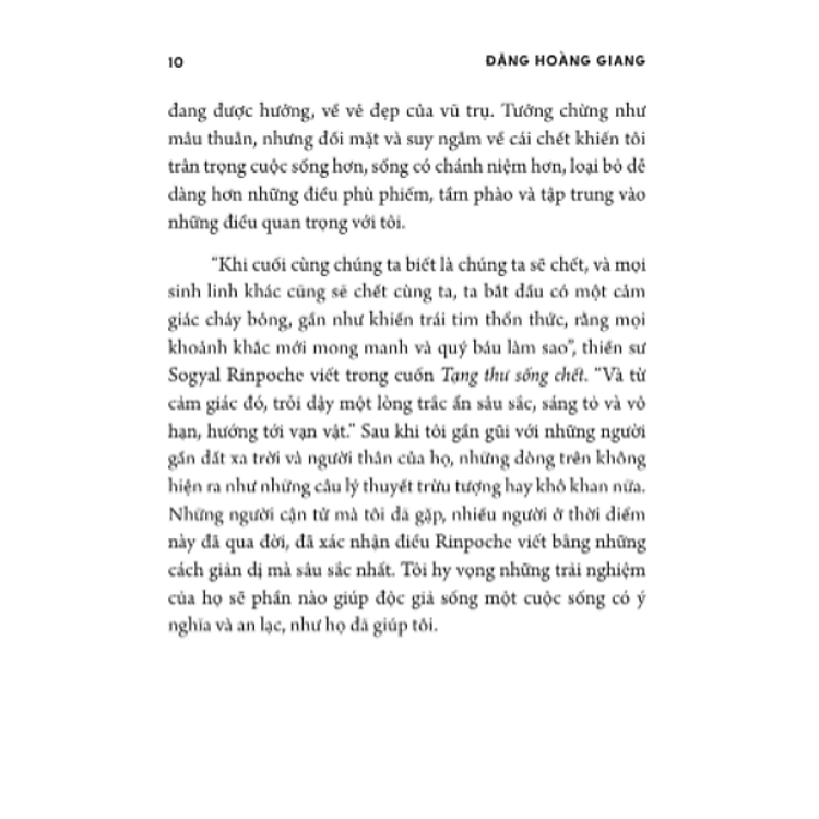 Điểm Đến Của Cuộc Đời - Đồng Hành Với Người Cận Tử Và Những Bài Học Cho Cuộc Sống - Ảnh 5