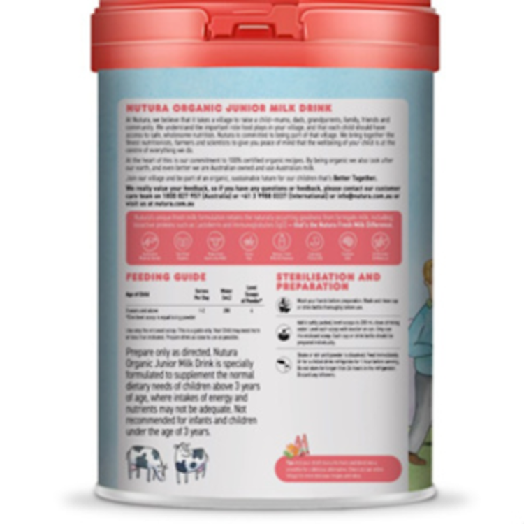 Sữa công thức Hữu cơ Nutura số 4 Chính hãng Giá rẻ - Hình ảnh 3