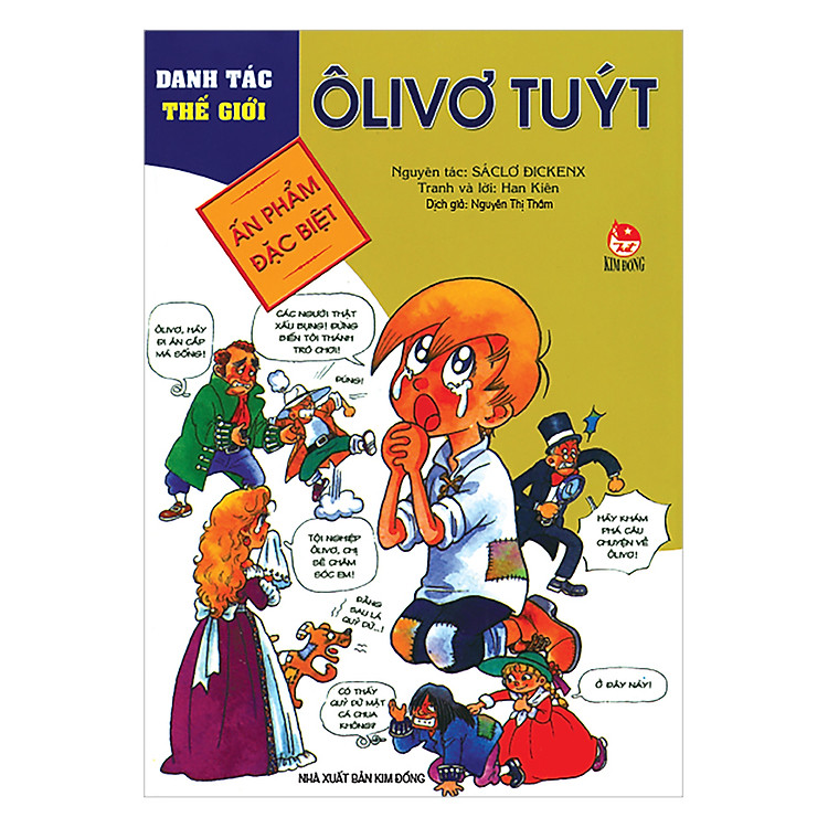 Sách Danh Tác Thế Giới: Ôlivơ Tuýt (Tái Bản 2018)