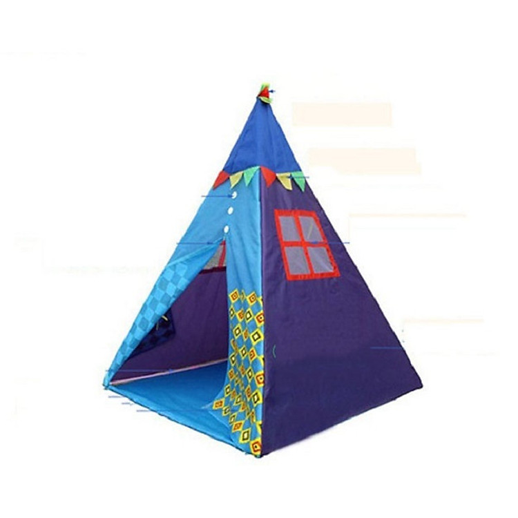 Lều cho bé hình tam giác màu xanh
