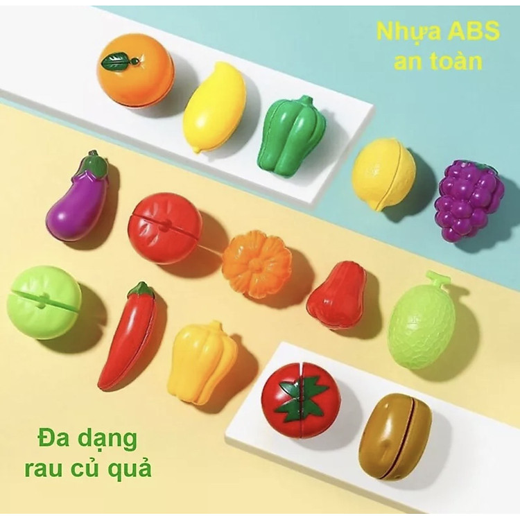 Mua Bộ Đồ Chơi Cắt Hoa Quả Cho Bé Chính hãng Ưu đãi - Hình ảnh 3