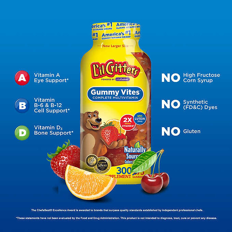 Vitamin tổng hợp L'il Critters cho trẻ Ưu đãi - Hình ảnh 4