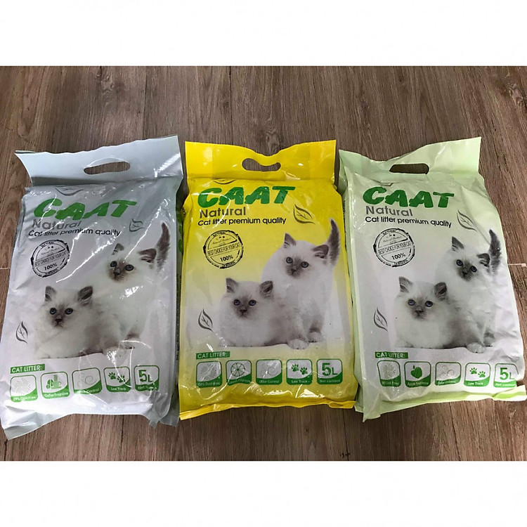 Cát Cat Táo xanh 5l cho mèo