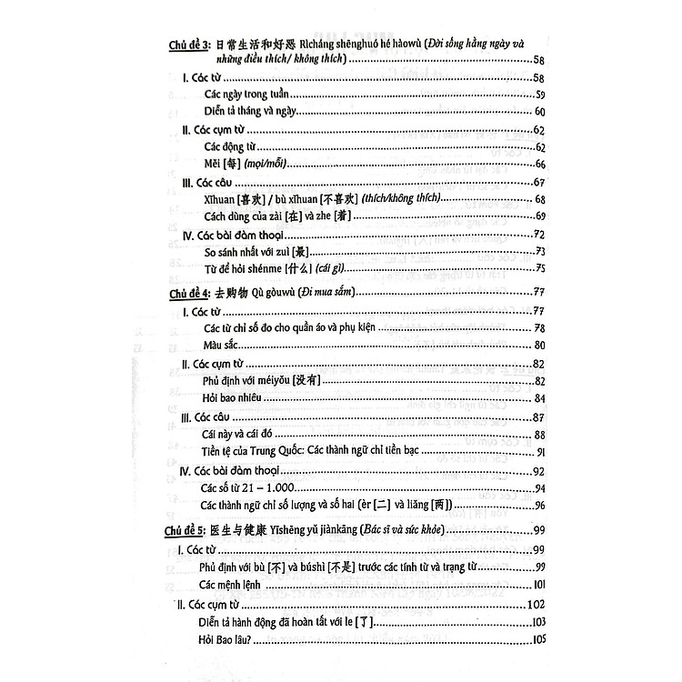 Cẩm Nang Hướng Dẫn Tự Học Giao Tiếp Tiếng Trung Theo Chủ Đề - Ảnh 8