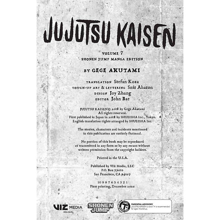 Jujutsu Kaisen 7 (English Edition) - Ảnh 6