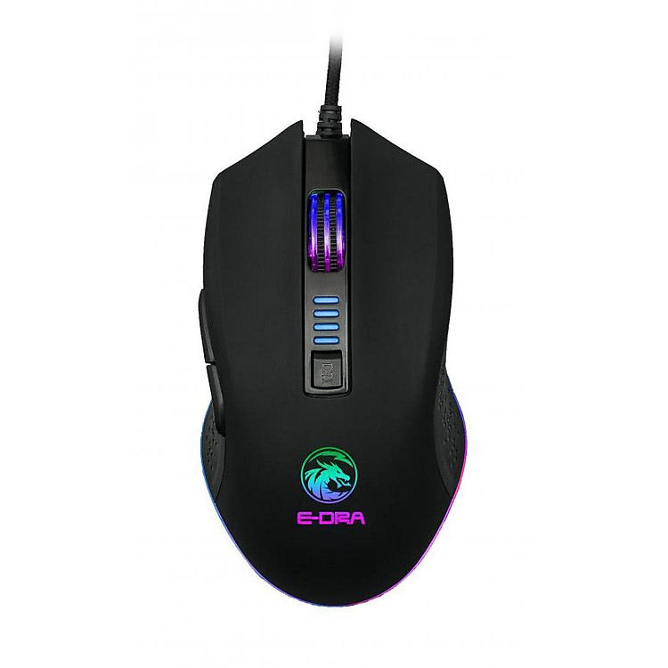 Chuột chơi game LED RGB E-DRA EMS612 - Hàng chính hãng