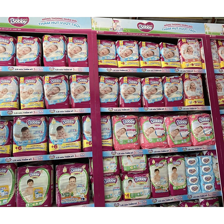 Tã Dán Sơ Sinh Bobby Size NB 70 Chính hãng Giá rẻ - Hình ảnh 2