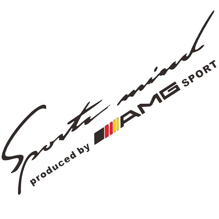 Tem sport mind AMG dán xe ô tô