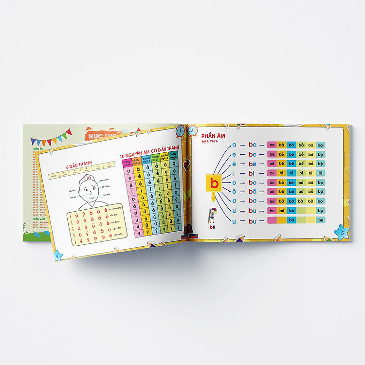 Tập đánh vần Tiếng Việt (Dành cho bé 4-6 tuổi - Phát triển tư duy ngôn ngữ) - Ảnh 5