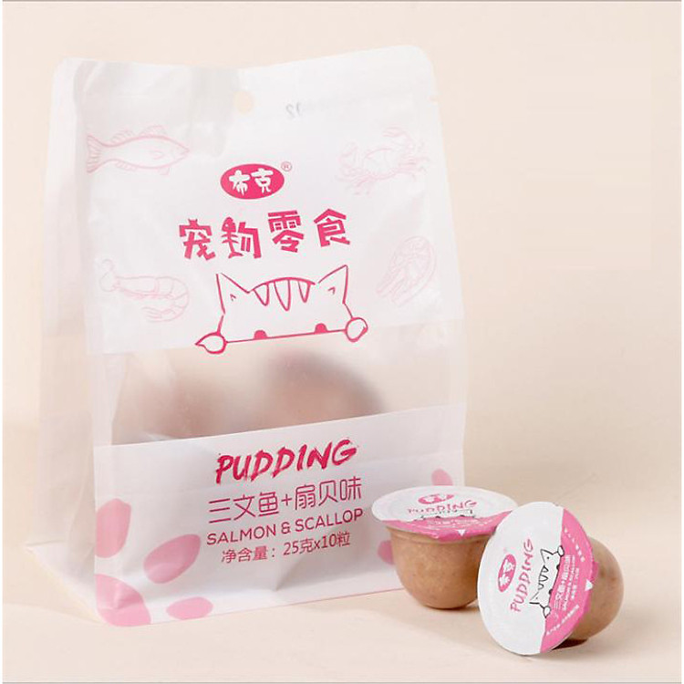Súp hải sản dinh dưỡng cho mèo 250gr (Dạng pudding tiện cho mèo liếm láp)