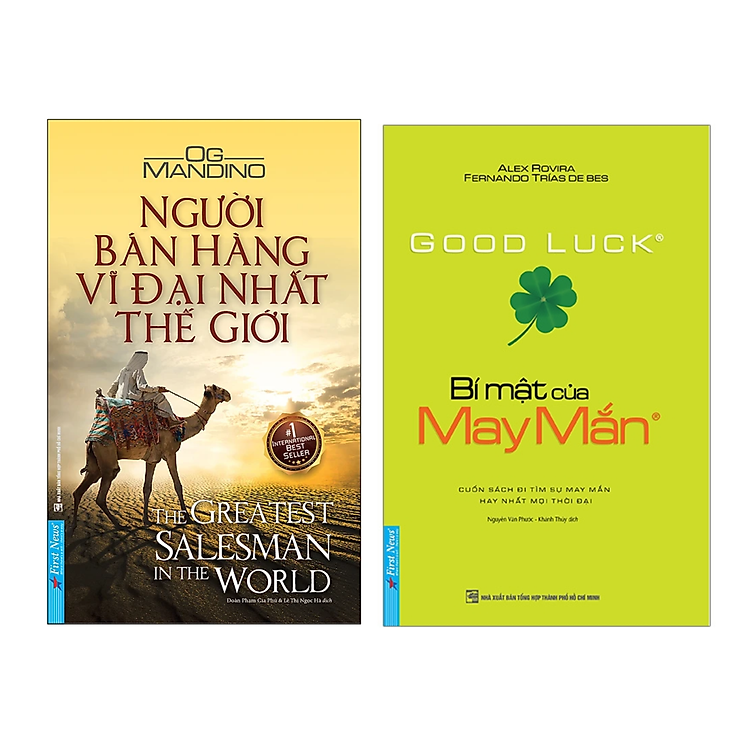 Combo 2 Cuốn : Người Bán Hàng Vĩ Đại Nhất Thế Giới + Bí Mật Của May Mắn (Khổ Lớn)