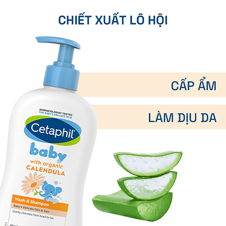 Sữa tắm gội Cetaphil Baby 400ml Chính hãng Tiết kiệm - Hình ảnh 4