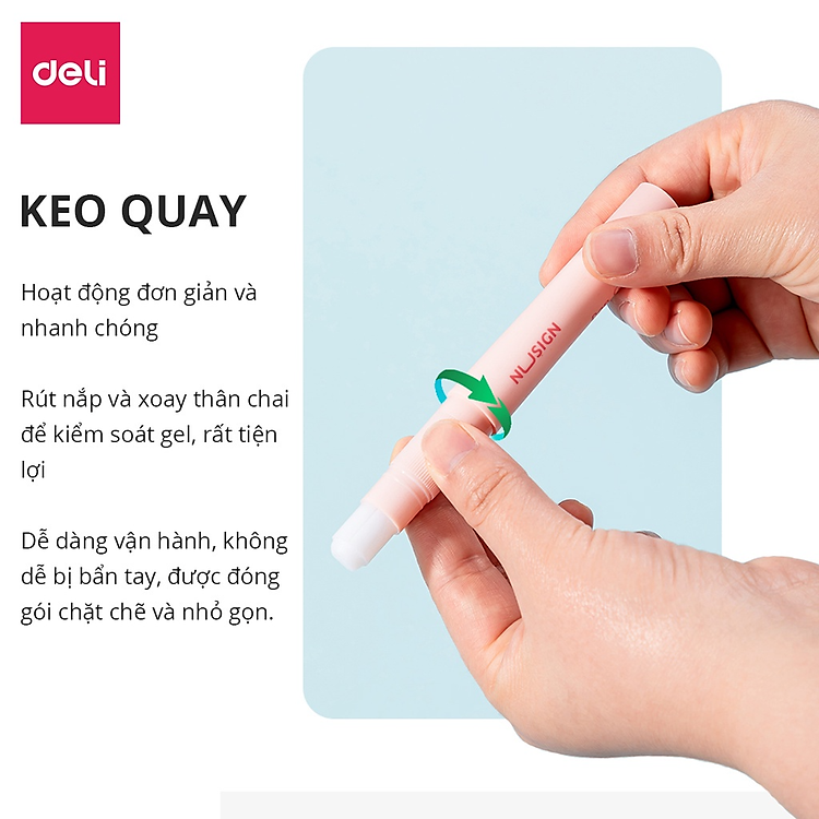Hồ keo khô dạng bút Deli (1 chiếc)