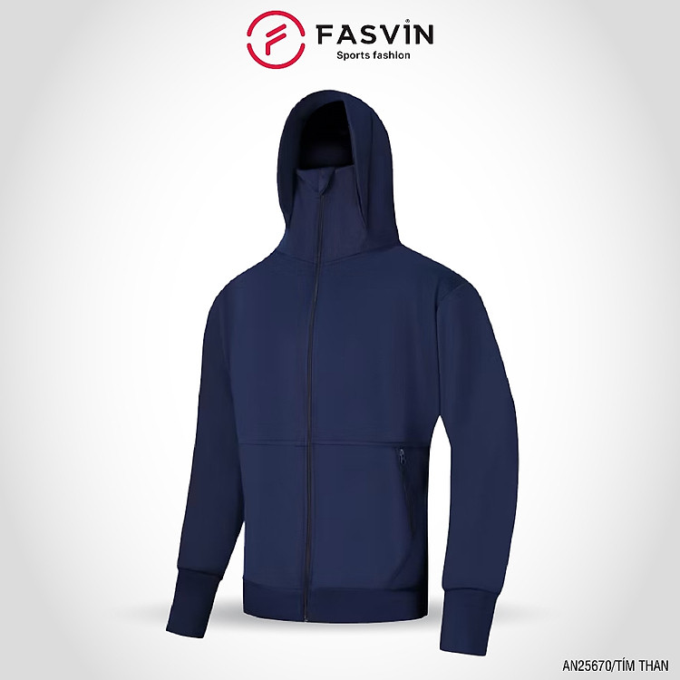 Áo khoác chống nắng nam Fasvin AN25670 chất thun lạnh chống tia UV thiết kế tản nhiệt chống nóng tốt - Ảnh 8