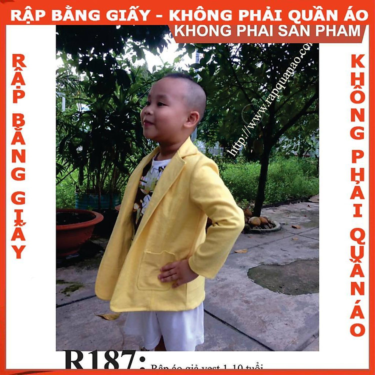 Rập giấy áo khoác bé trai R187 (BẢN VẼ) – 9