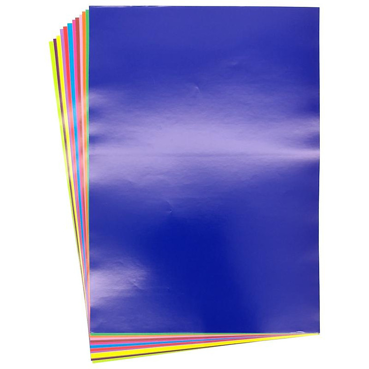 Giấy Thủ Công Decal A4 (12 màu) - Ảnh 2