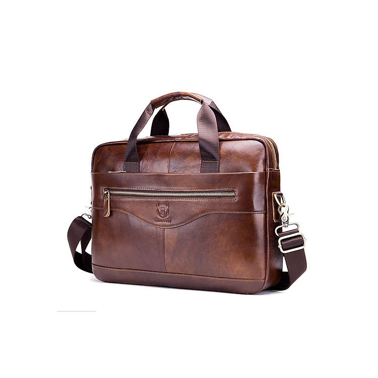 Cặp văn phòng - laptop cao cấp DA BÒ THẬT CD11 - đựng vừa laptop 15 inch - đẳng cấp phái mạnh