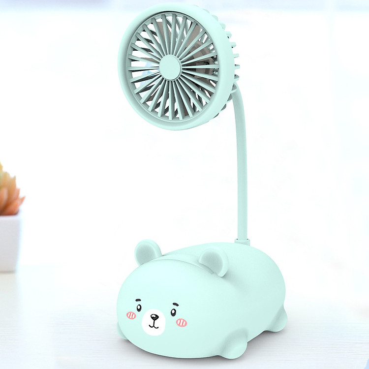 Quạt mini sạc USB hình chú gấu đáng yêu - SBD01