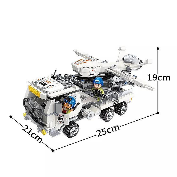 Đồ chơi lắp ráp xe phóng tên lửa Qman Chính hãng Giá rẻ - Hình ảnh 4