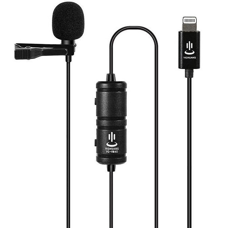 Mic thu âm cho điện thoại iphone cổng Lightning YC-VM40. Hàng chính hãng.