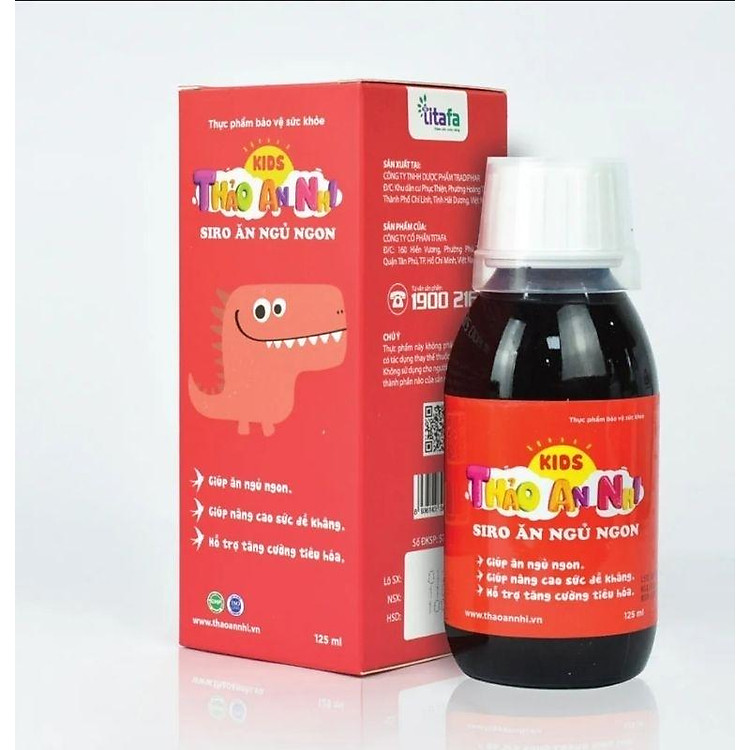 Mua tại Tiki: Siro Ăn Ngủ Ngon Thảo An Nhi 125ml Hàng chuẩn Chính hãng, giá tốt