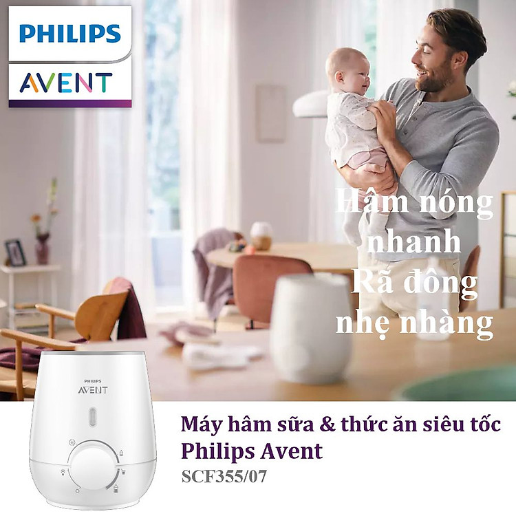 Mua Máy hâm sữa Philips Avent SCF355/07 Chính hãng Giá tốt - Hình ảnh 2