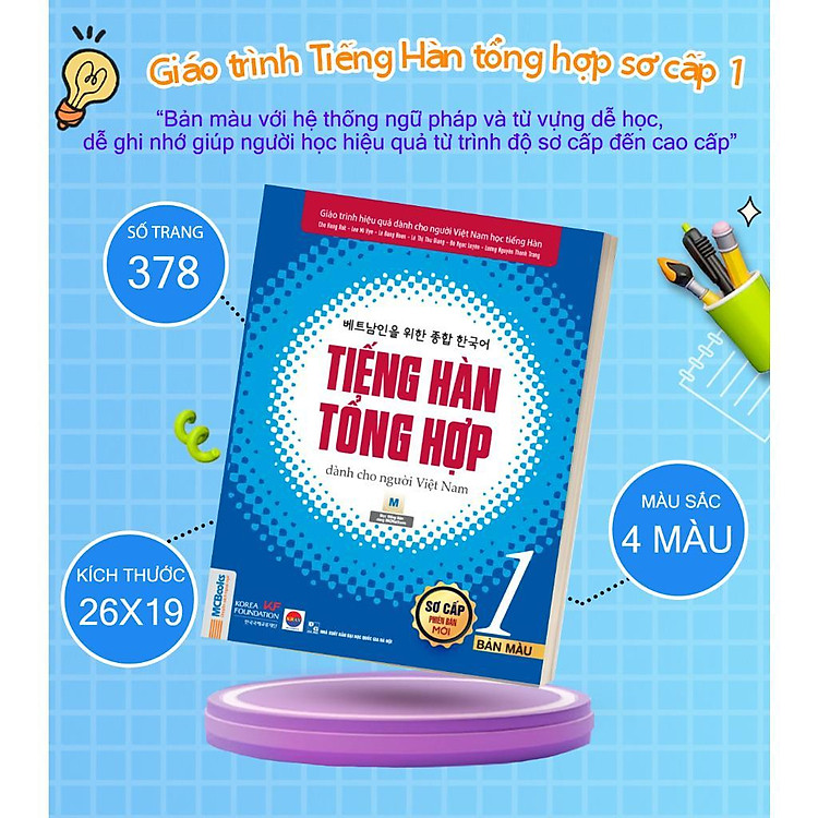 Tiếng Hàn Tổng Hợp Dành Cho Người Việt Nam - Sơ Cấp 1 – Bản Màu - Ảnh 2
