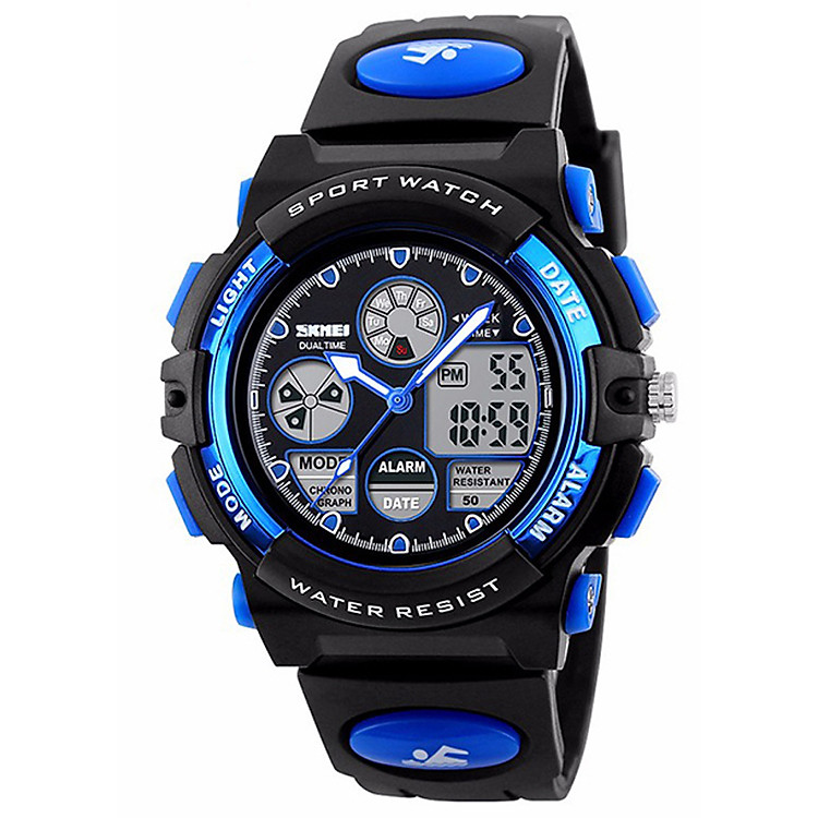 Đồng Hồ Bé Trai Chống Nước SKMEI 1163 - DHA434 - Kèm Hộp Sắt