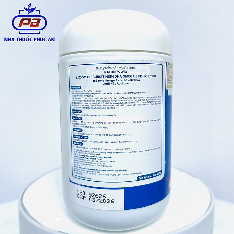 Nơi mua Viên nhai dầu cá DHA cho bé Tin cậy Giá tốt - Hình ảnh 5