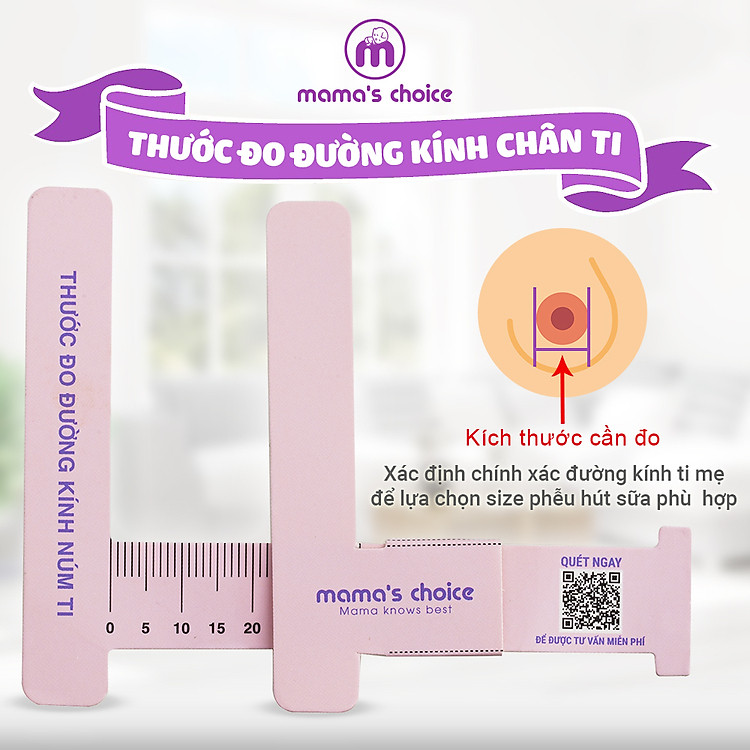 Thước Đo Ti Mama’s Choice - Chọn Size Phễu Đảm bảo Giá tốt - Hình ảnh 2