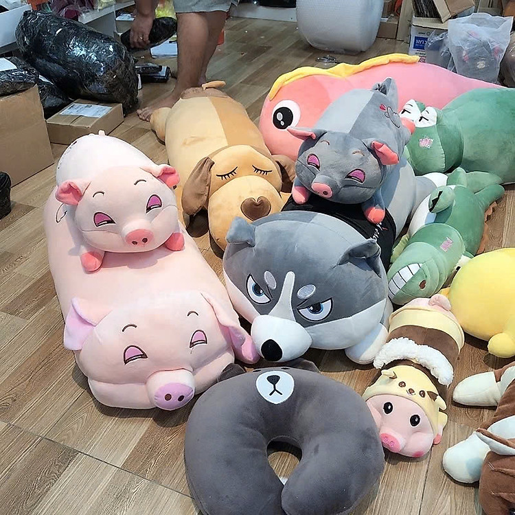 Gấu bông heo phê cần 40cm Chính hãng Tiết kiệm - Hình ảnh 4