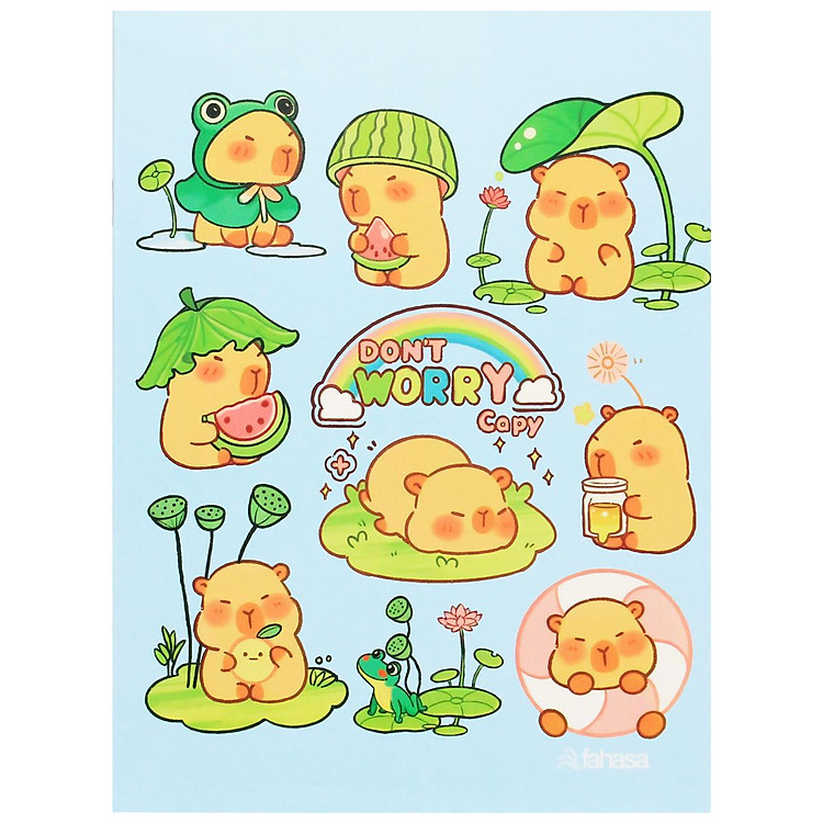 Tập Học Sinh Capybara - 4 Ôly (96 trang, 100gsm) - Ảnh 3
