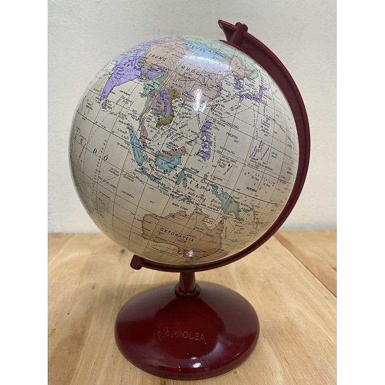 Quả cầu học sinh do Việt Nam sản xuất - Đế gỗ tiếng Việt - Ảnh 3