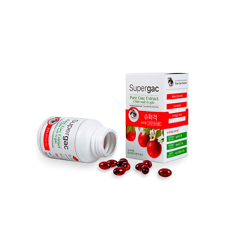 Viên nang dầu gấc SUPERGAC lọ 30 viên