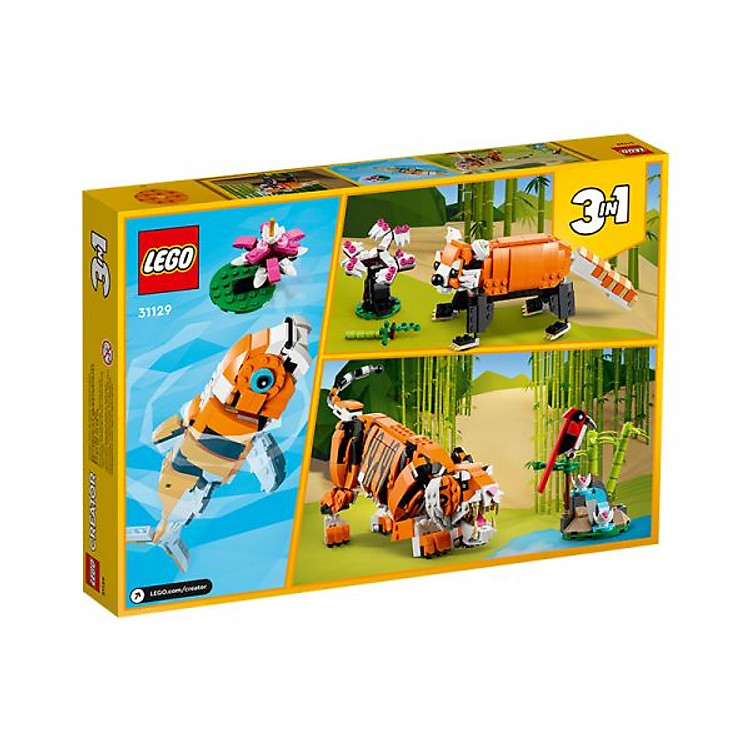 Bộ Lắp Ráp Mãnh Hổ LEGO 31129 Chính hãng Tiết kiệm - Hình ảnh 2