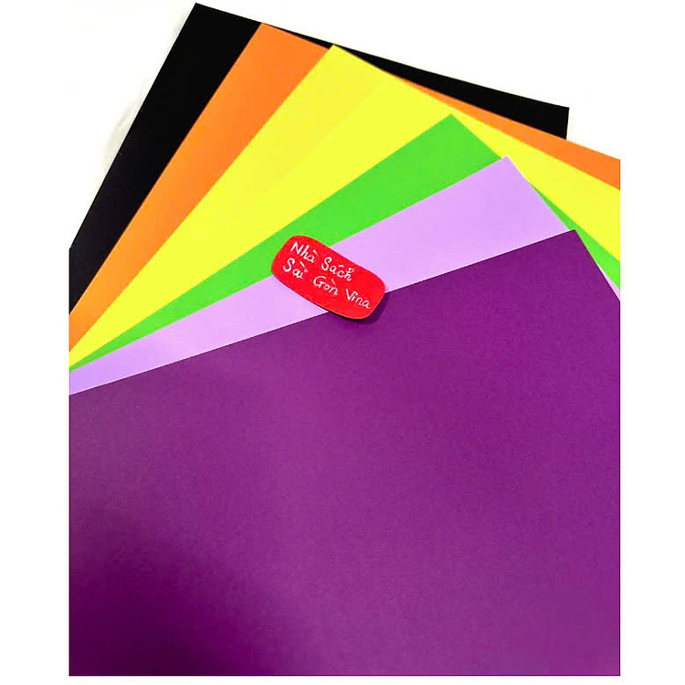 Bìa Giấy Cứng A4 160gsm (10 tờ) - Màu tím nhạt - Ảnh 3