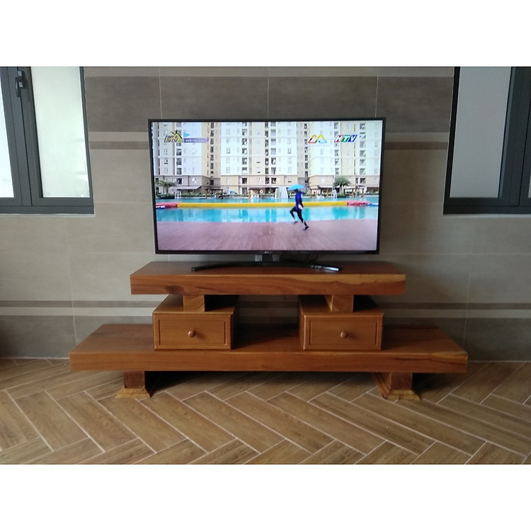 Kệ Tivi gỗ Lim nguyên khối Juno Sofa 1980 * 450 cm (màu tự nhiên)