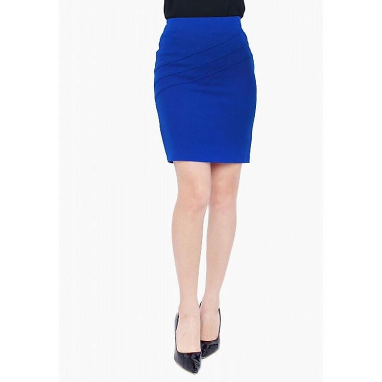 Chân váy công sở dập ply xéo